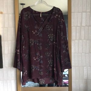 Free People Floral Tunic